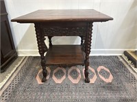 Fabulous Victorian cherry wood side table