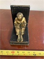 VTG STEEL ASIAN CHILD BOOKEND