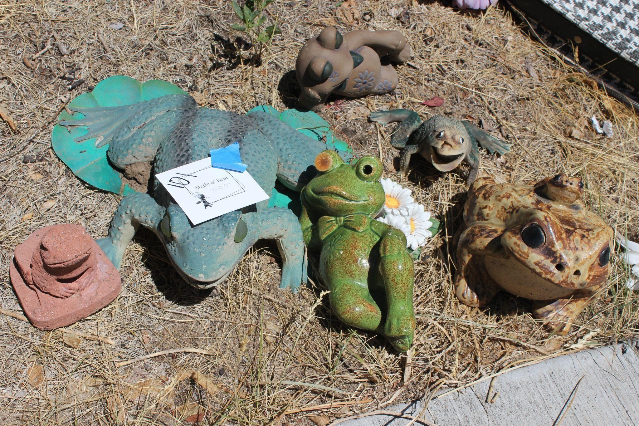 Frog Yard Decor