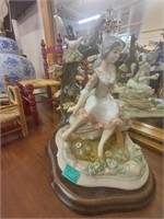 Nao Porcelain Girl Figure and another