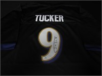 Justin Tucker Signed Jersey FSG COA