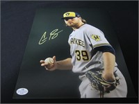 Corbin Burnes Signed 8x10 Photo VSA COA