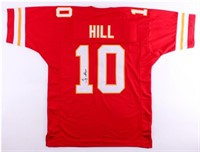 Framed Hand-Signed XL Tyreek Hill Jersey