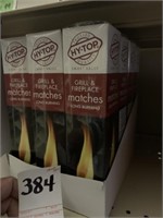 Boxes of Hy-Top Grill and Fireplace Matches