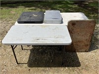 Assorted Resin & Metal Tables (5)