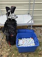 Left Hand Golf Club Set/Eagle/Golf Balls