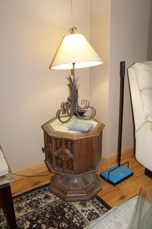 Table Lamp, End Table, Sweeper