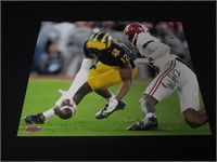 JOSH WALLACE SIGNED 8X10 PHOTO MICHIGAN COA