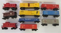 Lot of Lionel train cars that include Republics