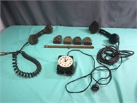 Unique Lot of Vintage Items Very Old Phone