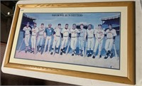 500 HOME RUN HITTERS - BY RON LEWIS 1988 PRINT