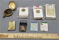 Tobacco Lot: Vintage Lighters & More