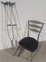 Guardian Crutches & Metal Chair