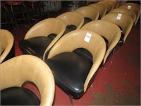 LOT, (4) PADDED BAR CHAIRS