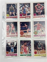 1977 Topps Basketball Cards