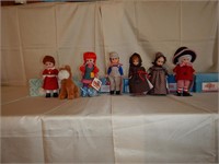 Eight Madame Alexander dolls: