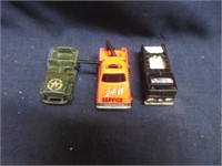 Mixed die cast cars .