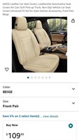 CAR SEAT COVERS (NEW)