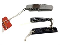 Advertising pocket knives- Mac Tools & keychain