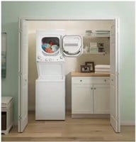 Washer/Electric Dryer Combo in White