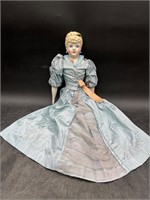 20" Vtg Emma Clear Porcelain Doll (see descr)#47