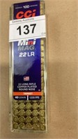 Mini mag 22, LR 100 rounds ammunition