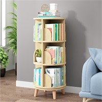 $118  Gdrasuya10 3 Tier Wooden Rotating Bookshelf