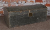A Petite Grey Painted Pine Dome Top Chest, 1st