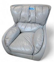 David L Leather Lounge Chair.