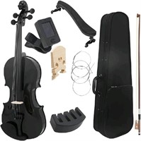 Open Box Dabaur 4/4 Violin Starter Package Black