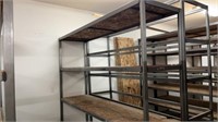 2- Heavy Duty Shop Built Shelves 1" x 2" Tubing