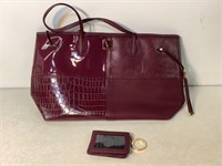 Victoria Secrets Tote Bag W/Card Case, 11in X 20in