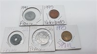 1941 France, Netherlands, France, France, Spain