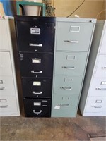 Two Four Drawer Filing Cabinets