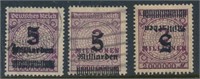 GERMANY #311 (2) & #311a MINT USED FINE-VF HR