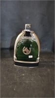 American Green Glass Spleter Flask