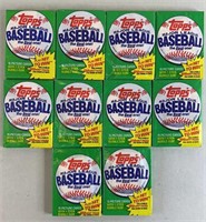 10pc Sealed 1981 Topps MLB Baseball Wax Packs