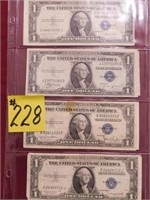 (7) 1935 Ser. $1 Silver Certificates (Good Cond.)