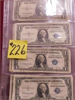 (24) 1935 Ser. $1 Silver Certificates