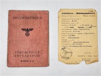 WWII GERMAN FOREIGN PASSPORTS