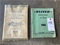 New Idea Manure Spreader Vintage Manual