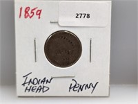 1859 Indian Head Penny