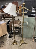 Brass Gentleman’s Valet, Floor Lamp.