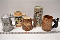 Quantity of collector mugs