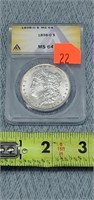 1898-O Graded Morgan Silver Dollar