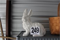 Large White Ceramic Rabbit (U235)