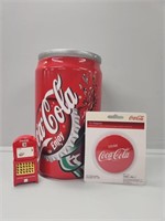 Coca-Cola Ceramic Jar, Salt and Pepper Shaker,