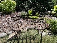 Wrought Iron Garden Bench