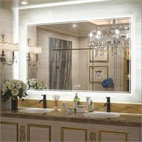 TokeShimi 48 x 30 Inch LED Backlit Mirror Bathroom