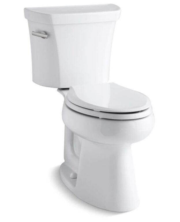 $298 KOHLER INTREPID TOILET SEAT MISSING TANK TOP